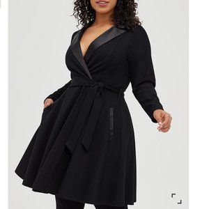 TORRID: MINI TUXEDO DRESS